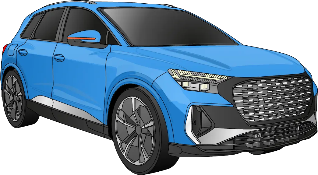 AutoPartsBasket brings for your AUDI Q4 e-tron (F4) the best filters (oil, air, cabin, fuel)
